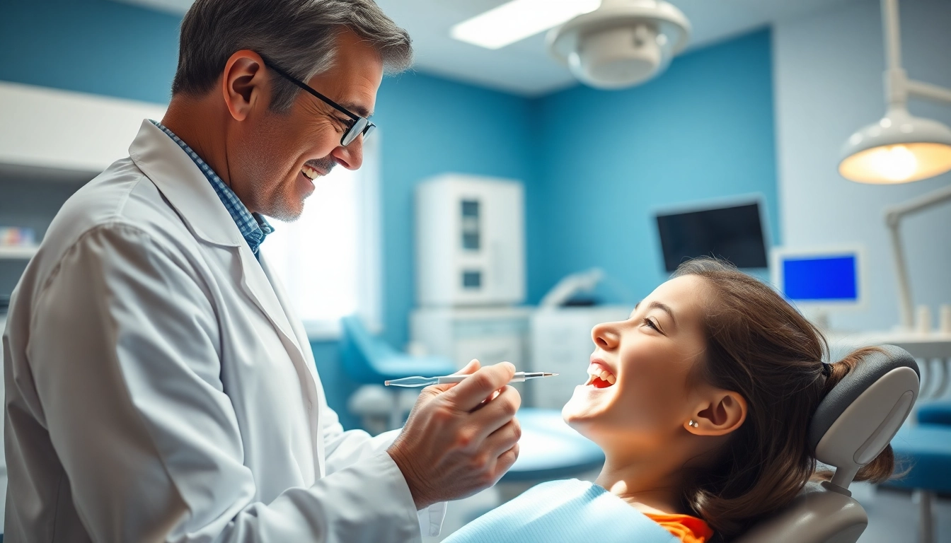 Consultation with an orthodontist Myrtle Beach in a modern clinic, showcasing the patient's comfort.